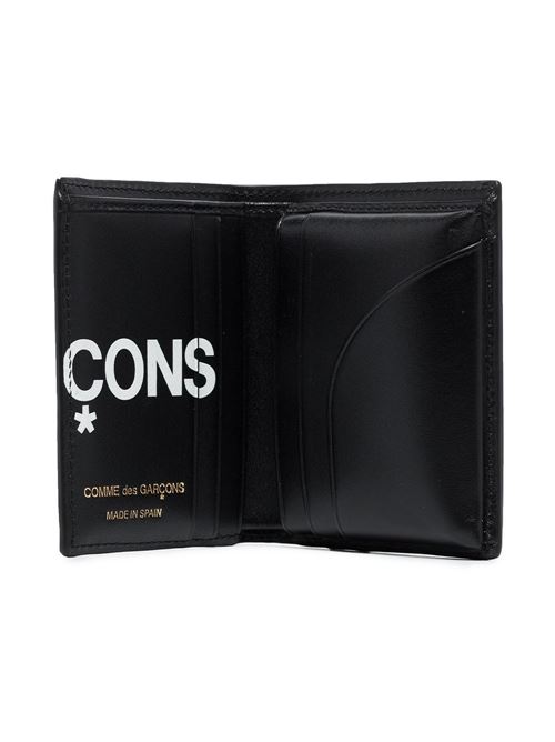 Portafoglio in pelle con logo COMME DES GARÇONS WALLET | SA0641HL1BLACK